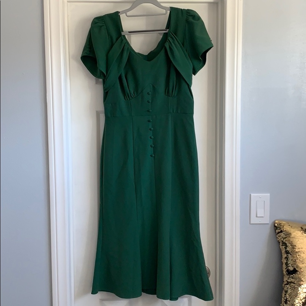 1930’s vintage inspired fit n flare dress